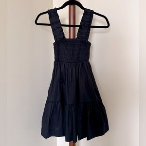 Abercrombie & Fitch Smocked Bodice Mini Dress - Size XXSP - Black